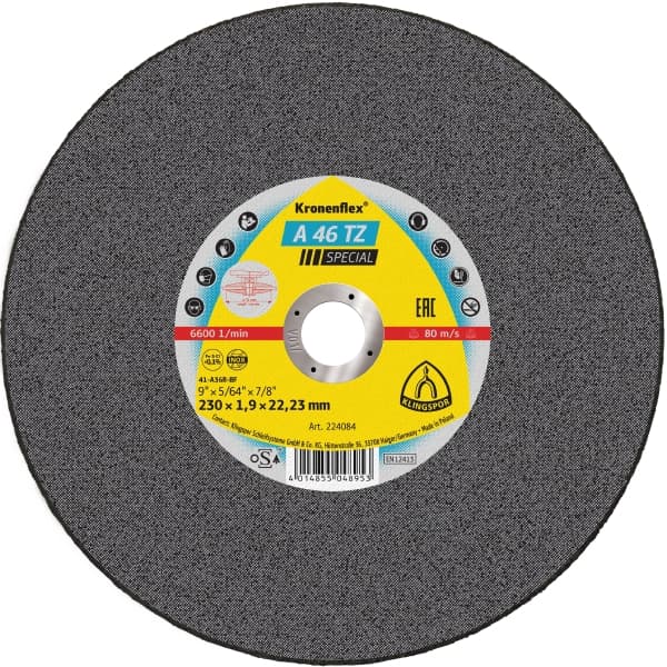 A 46 TZ SPECIAL 230 X 1.9 X 22.23mm Cutting Disk